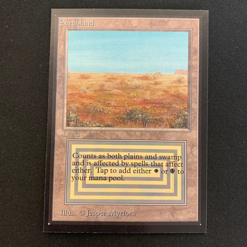 Magic the Gathering Scrubland - International Edition 