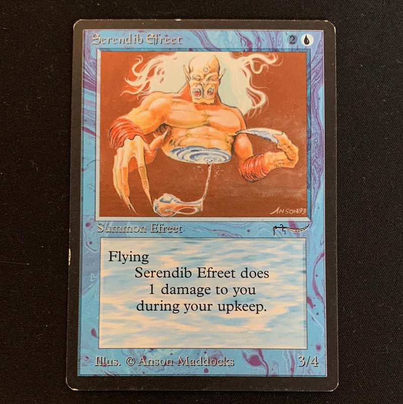 Magic the Gathering Serendib Efreet - Arabian Nights 