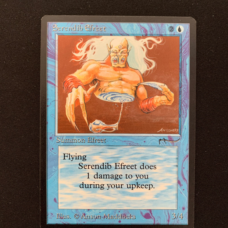 Magic the Gathering Serendib Efreet - Arabian Nights 