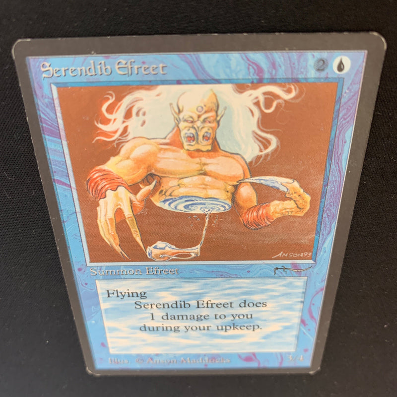 Magic the Gathering Serendib Efreet - Arabian Nights 