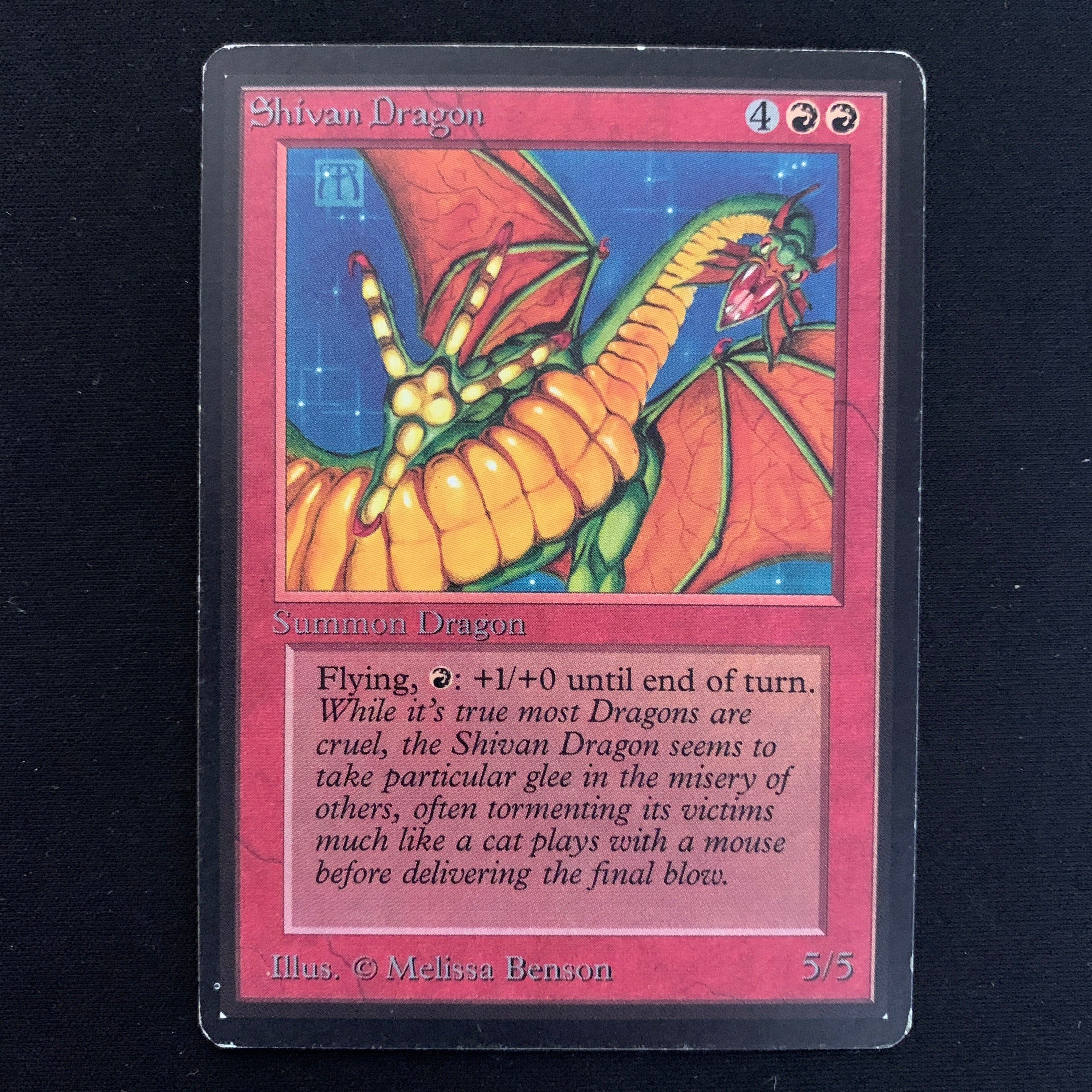 MTG Singles - Shivan Dragon - Beta - 