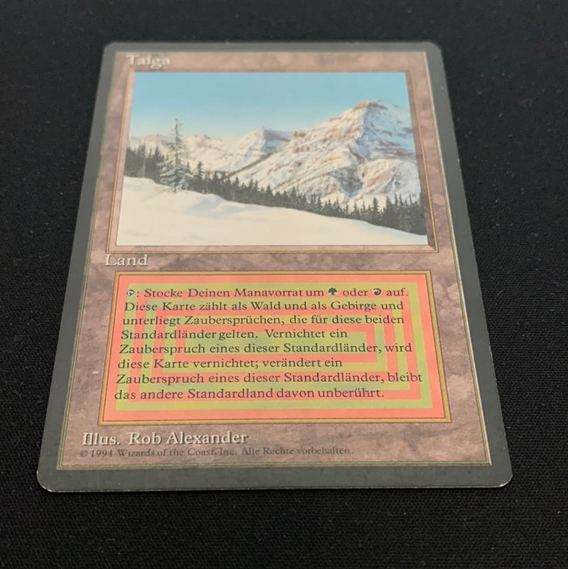 Magic the Gathering Taiga - Foreign Black Bordered - German 