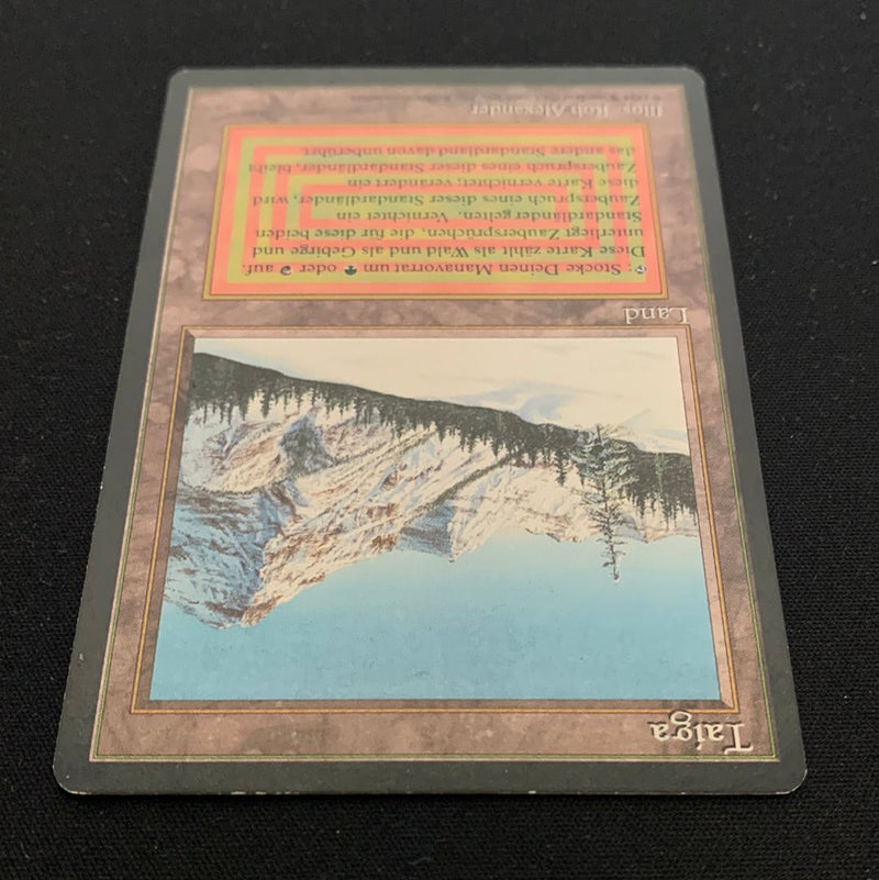 Magic the Gathering Taiga - Foreign Black Bordered - German 