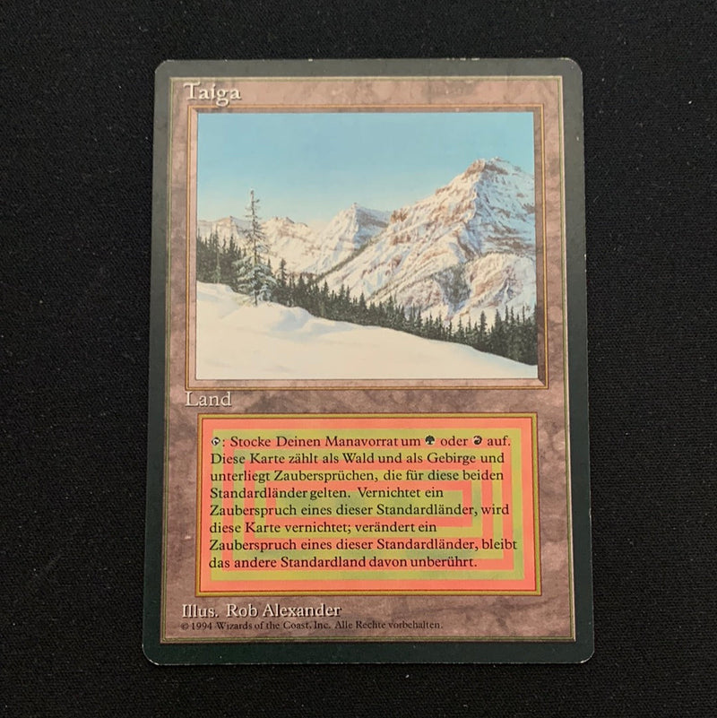 Magic the Gathering Taiga - Foreign Black Bordered - German 