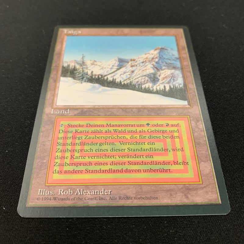 Magic the Gathering Taiga - Foreign Black Bordered - German 