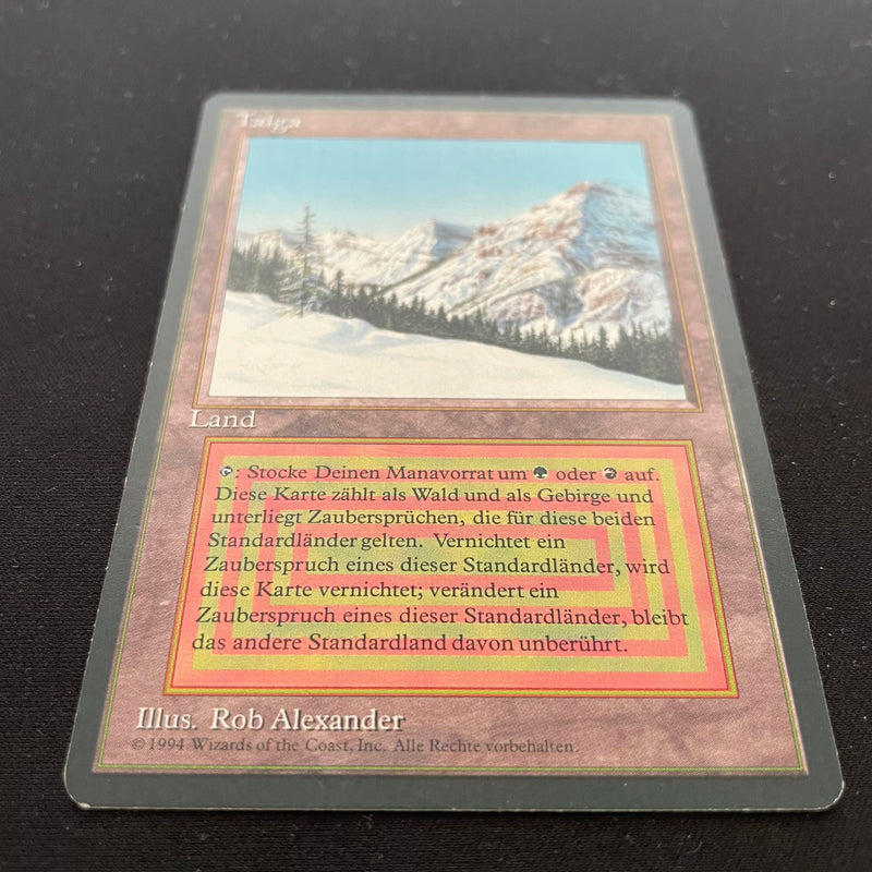 Magic the Gathering Taiga - Foreign Black Bordered - German 