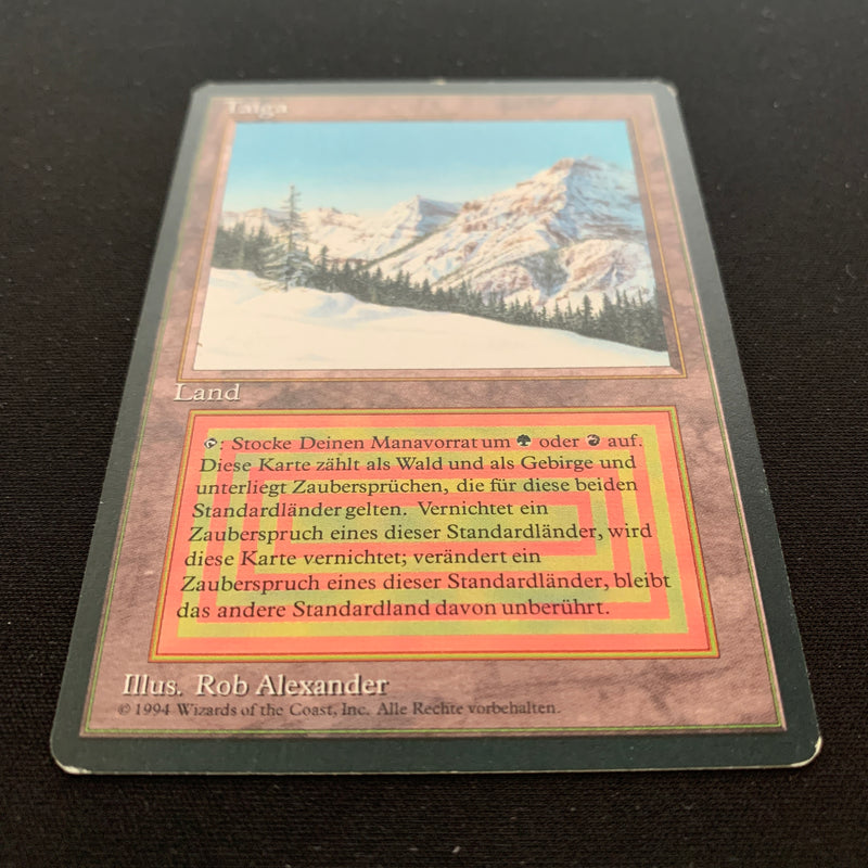 Magic the Gathering Taiga - Foreign Black Bordered - German 