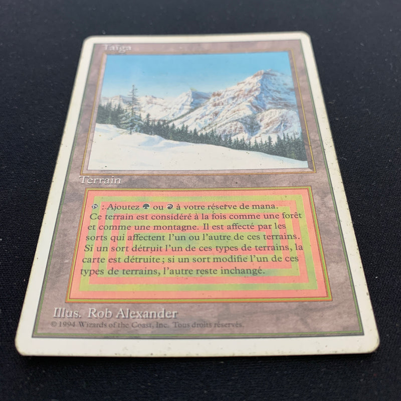 Magic the Gathering Taiga - Foreign White Bordered - French 