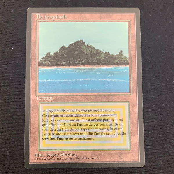 Magic the Gathering Tropical Island - Foreign Black Bordered - French 