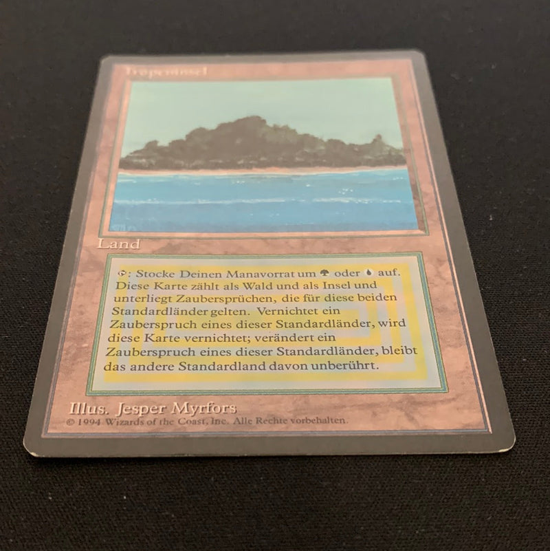 Magic the Gathering Tropical Island - Foreign Black Bordered - German 