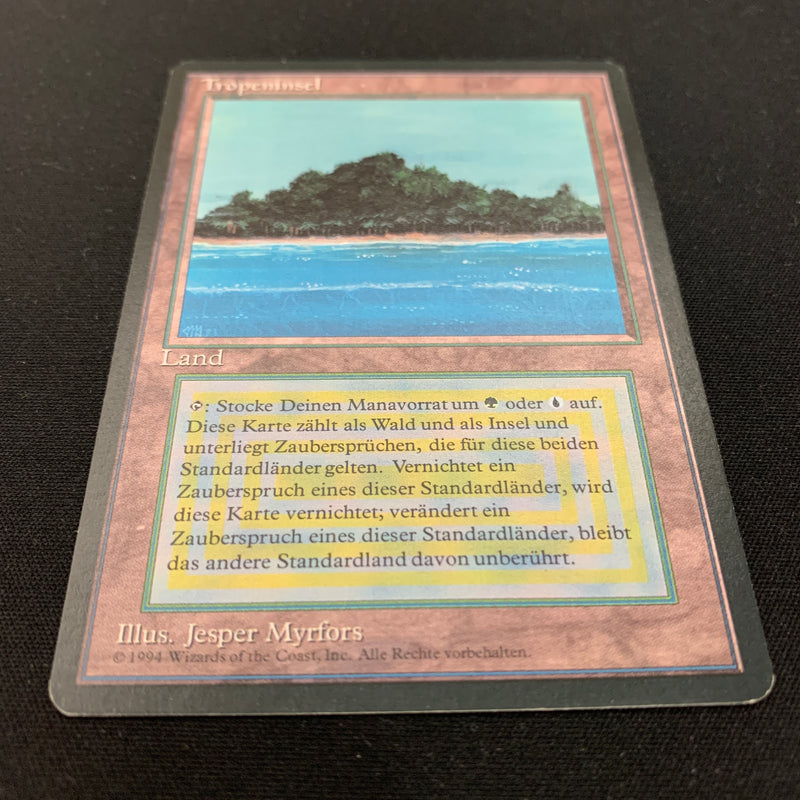 Magic the Gathering Tropical Island - Foreign Black Bordered - German 