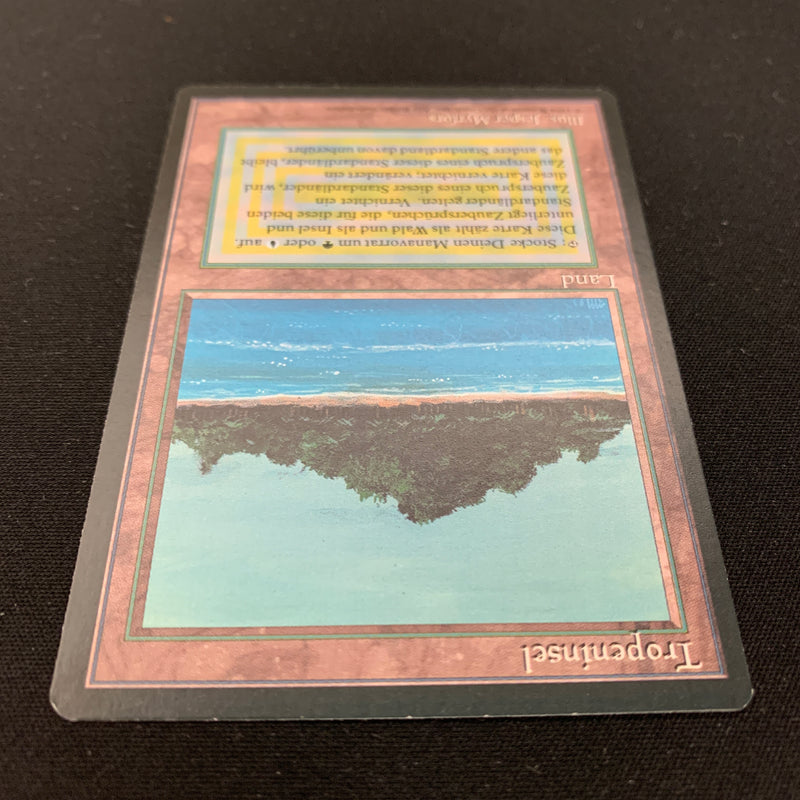 Magic the Gathering Tropical Island - Foreign Black Bordered - German 