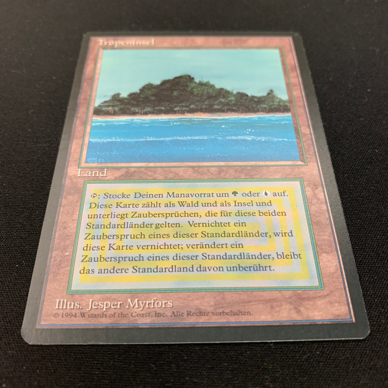 Magic the Gathering Tropical Island - Foreign Black Bordered - German 