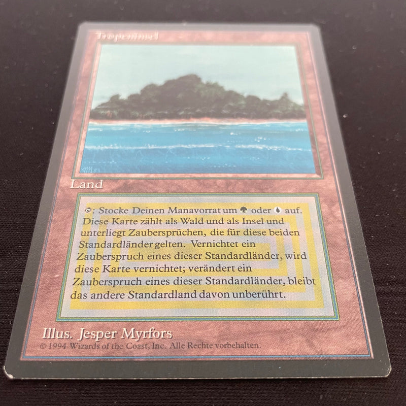 Magic the Gathering Tropical Island - Foreign Black Bordered - German 