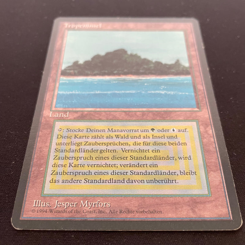 Magic the Gathering Tropical Island - Foreign Black Bordered - German 