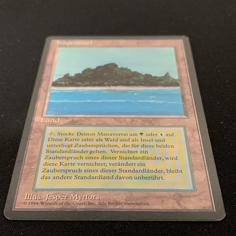 Magic the Gathering Tropical Island - Foreign Black Bordered - German 