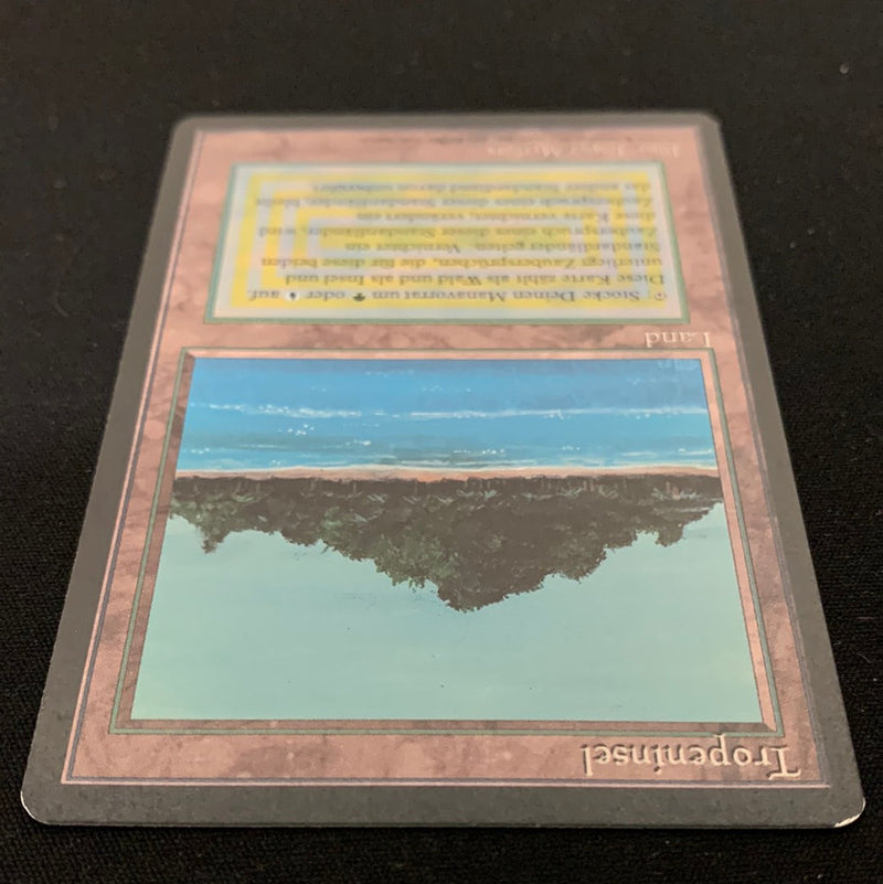 Magic the Gathering Tropical Island - Foreign Black Bordered - German 