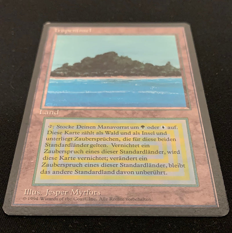 Magic the Gathering Tropical Island - Foreign Black Bordered - German 