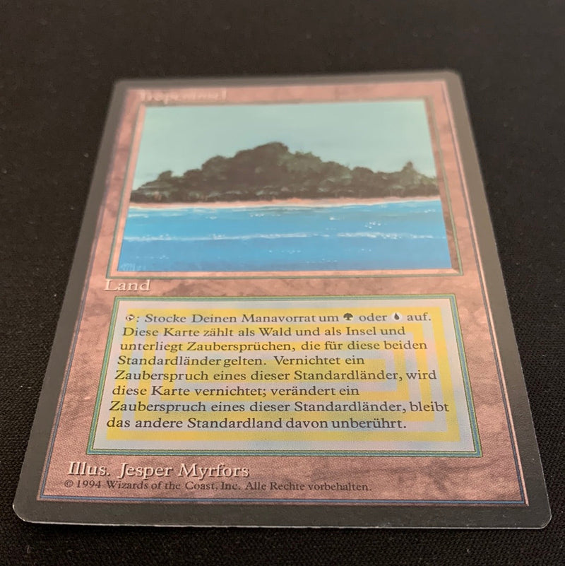 Magic the Gathering Tropical Island - Foreign Black Bordered - German 