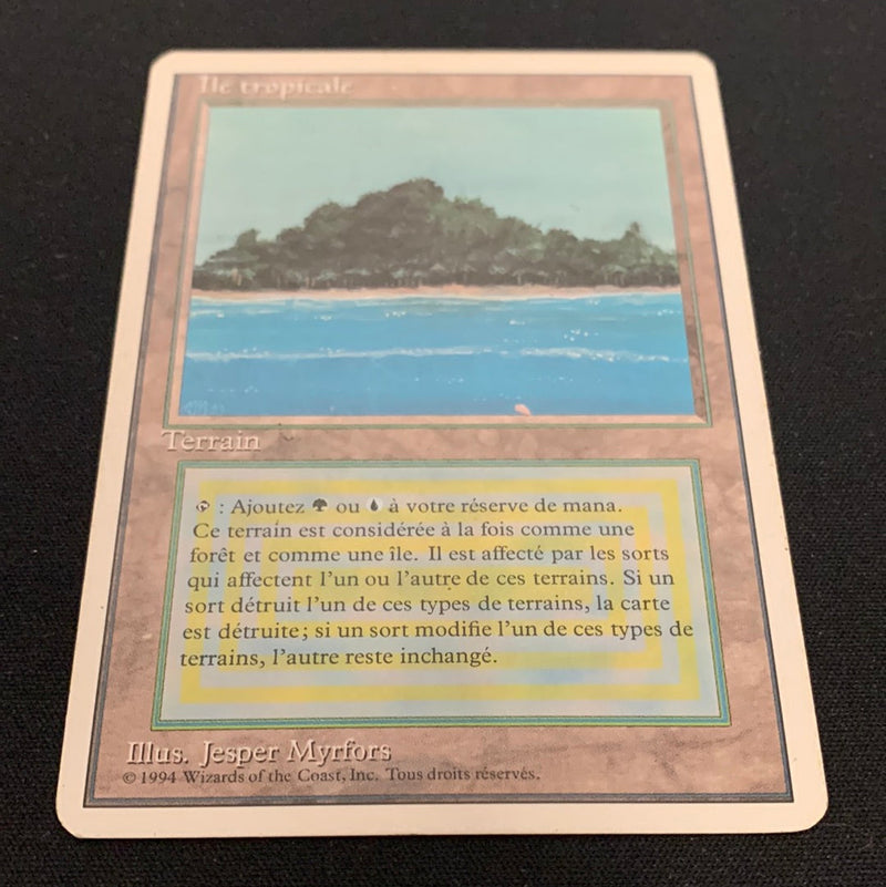 Magic the Gathering Tropical Island - Foreign White Bordered - French 