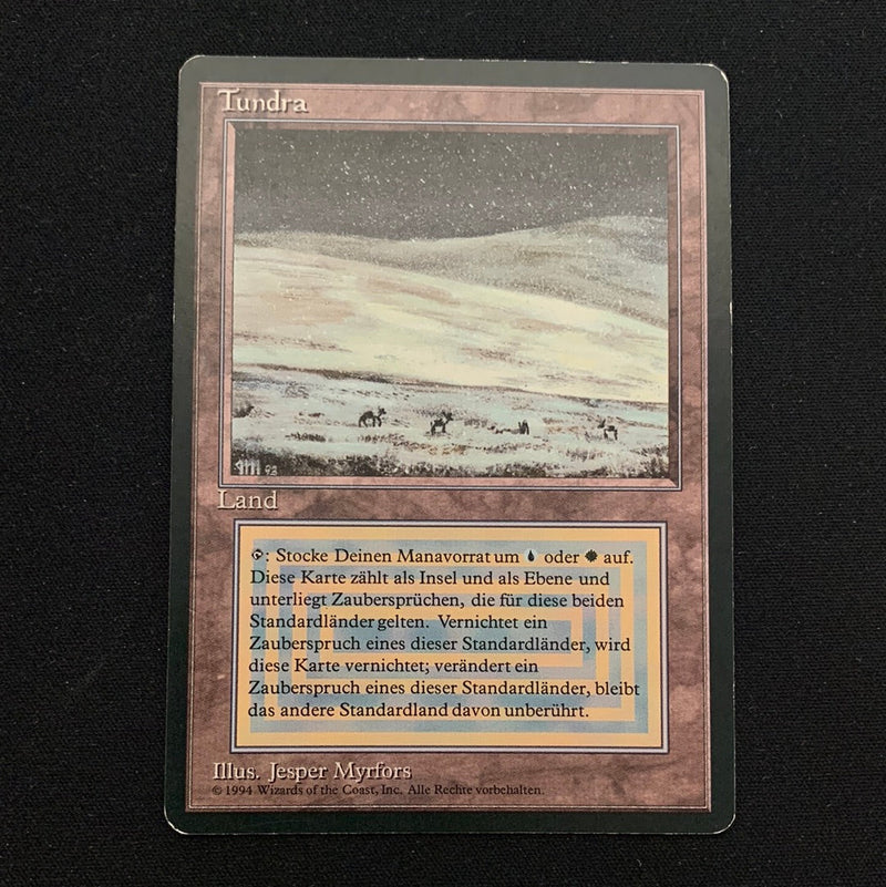 Magic the Gathering Tundra - Foreign Black Bordered - German 