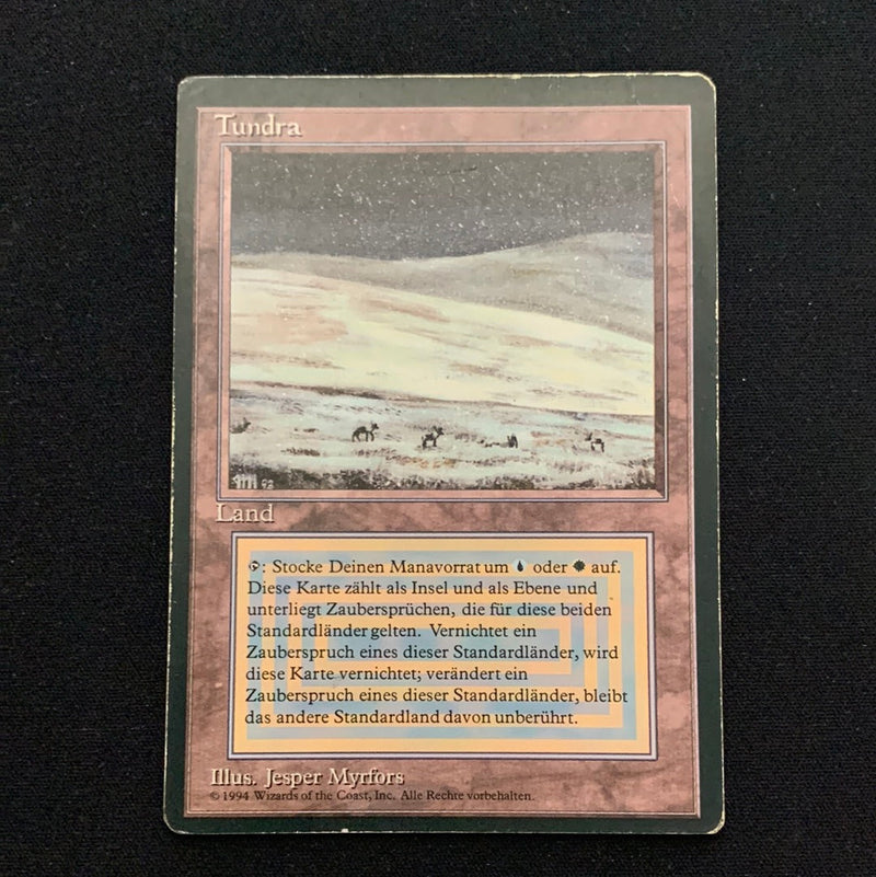 Magic the Gathering Tundra - Foreign Black Bordered - German 