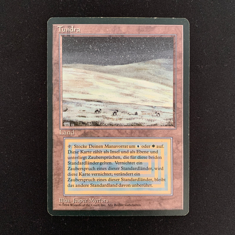 Magic the Gathering Tundra - Foreign Black Bordered - German 