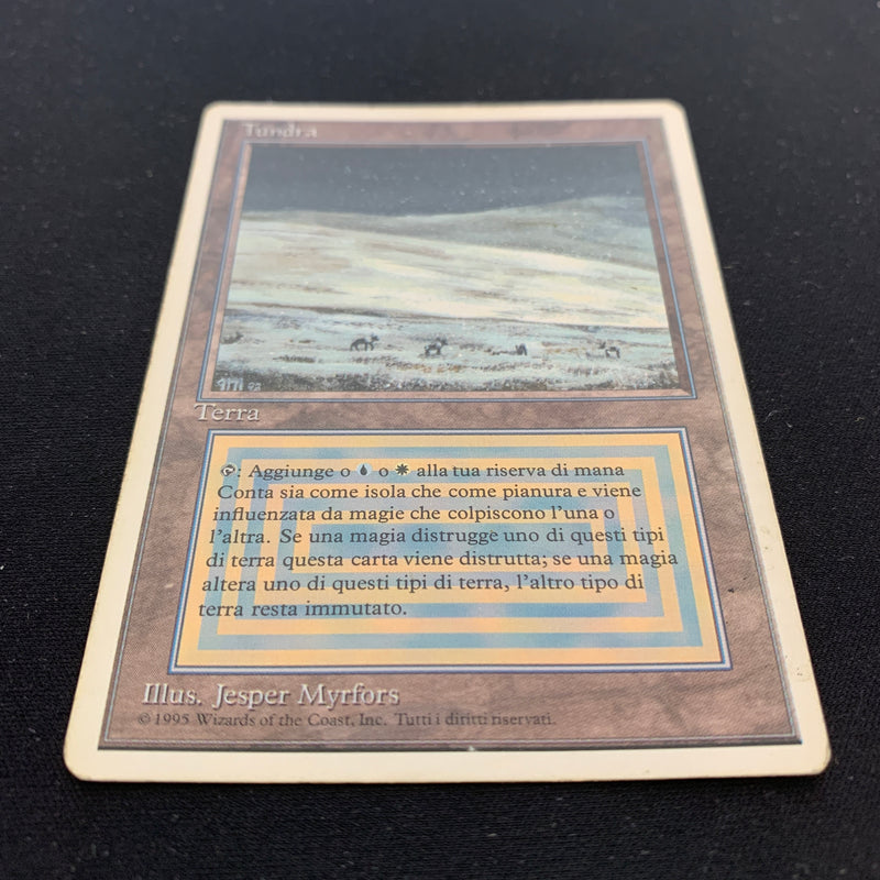 Magic the Gathering Tundra - Foreign White Bordered - Italian 