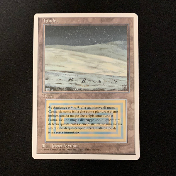 Magic the Gathering Tundra - Foreign White Bordered - Italian 