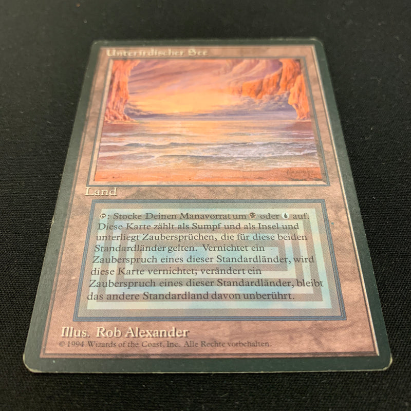 Magic the Gathering Underground Sea - Foreign Black Bordered - German 