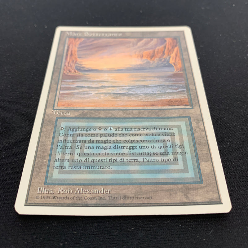 Magic the Gathering Underground Sea - Foreign White Bordered - Italian 