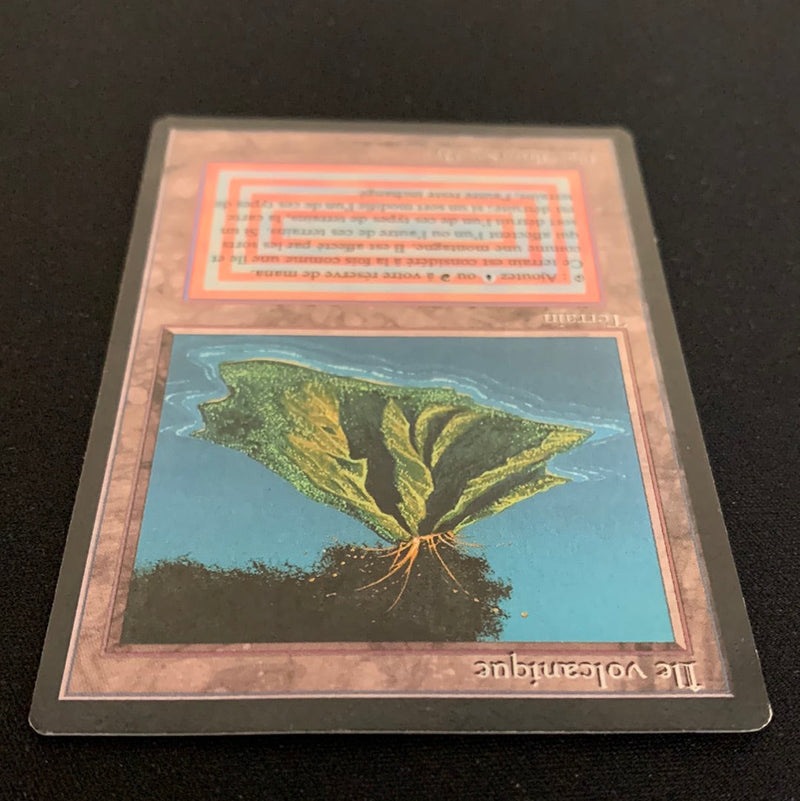 Magic the Gathering Volcanic Island - Foreign Black Bordered - French 