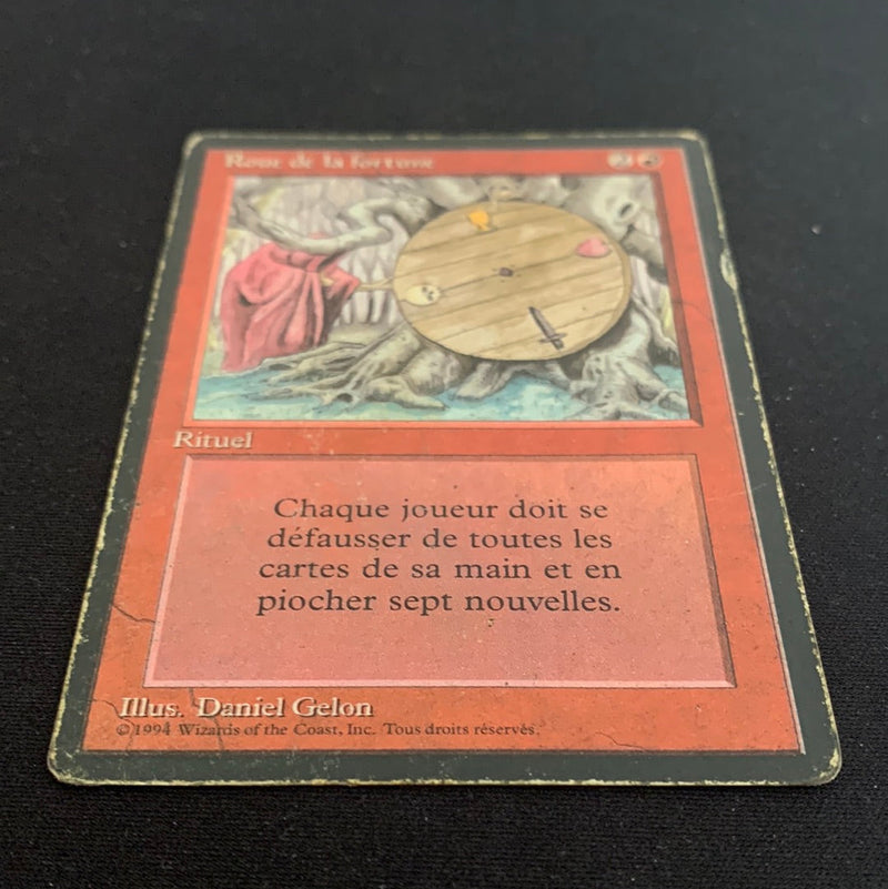 Magic the Gathering Wheel of Fortune - Foreign Black Bordered - French 