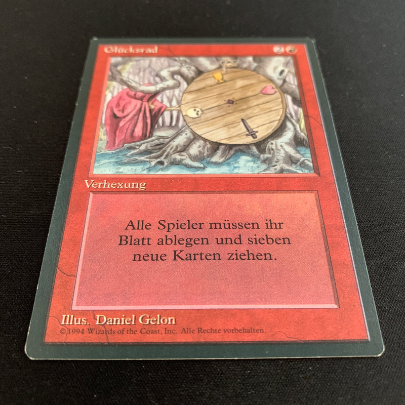 Magic the Gathering Wheel of Fortune - Foreign Black Bordered - German 