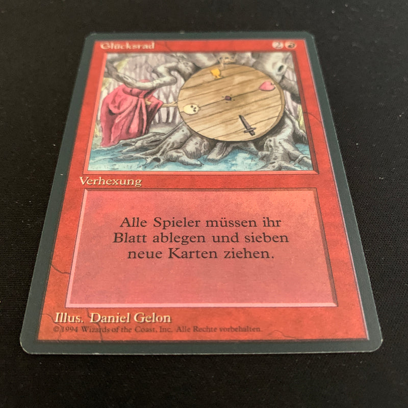 Magic the Gathering Wheel of Fortune - Foreign Black Bordered - German 