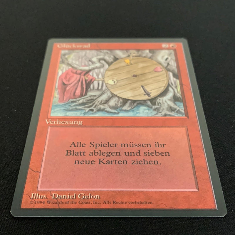 Magic the Gathering Wheel of Fortune - Foreign Black Bordered - German 