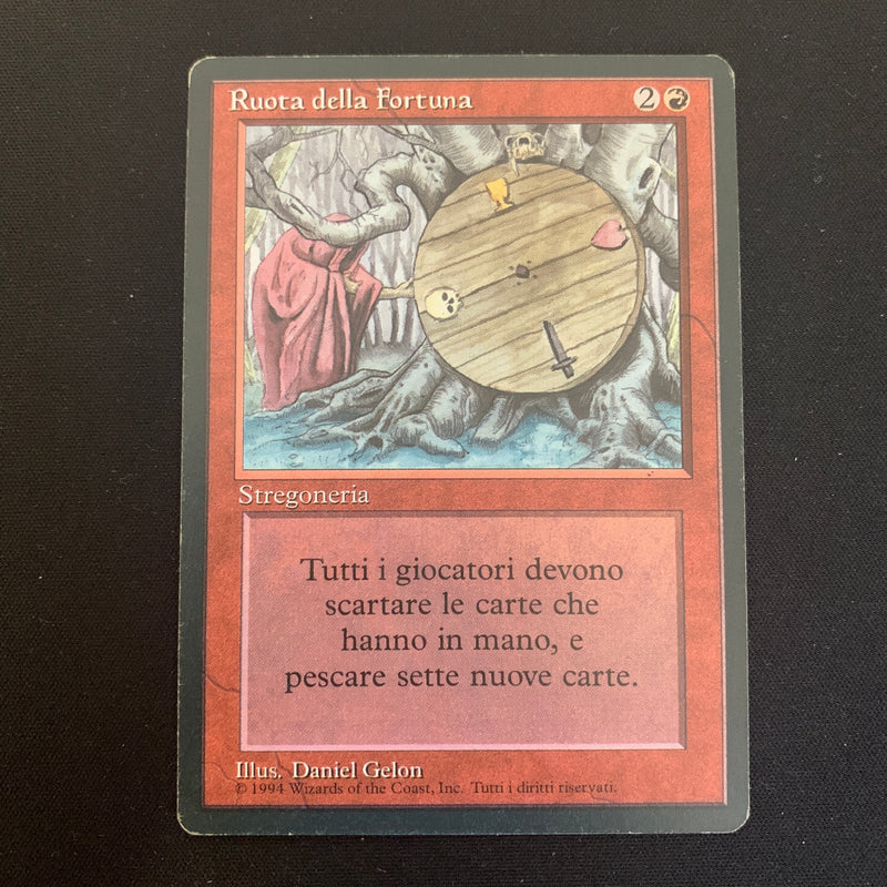 Magic the Gathering Wheel of Fortune - Foreign Black Bordered - Italian 