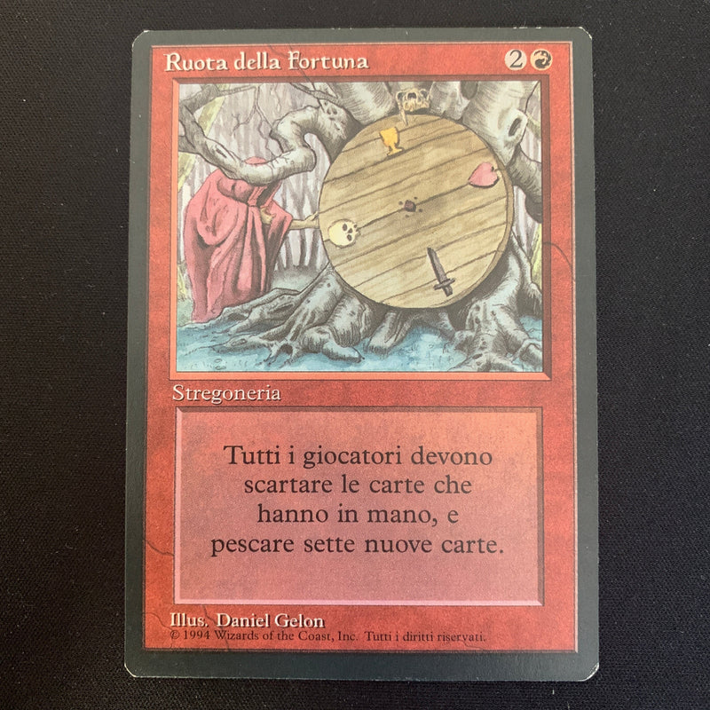 Magic the Gathering Wheel of Fortune - Foreign Black Bordered - Italian 