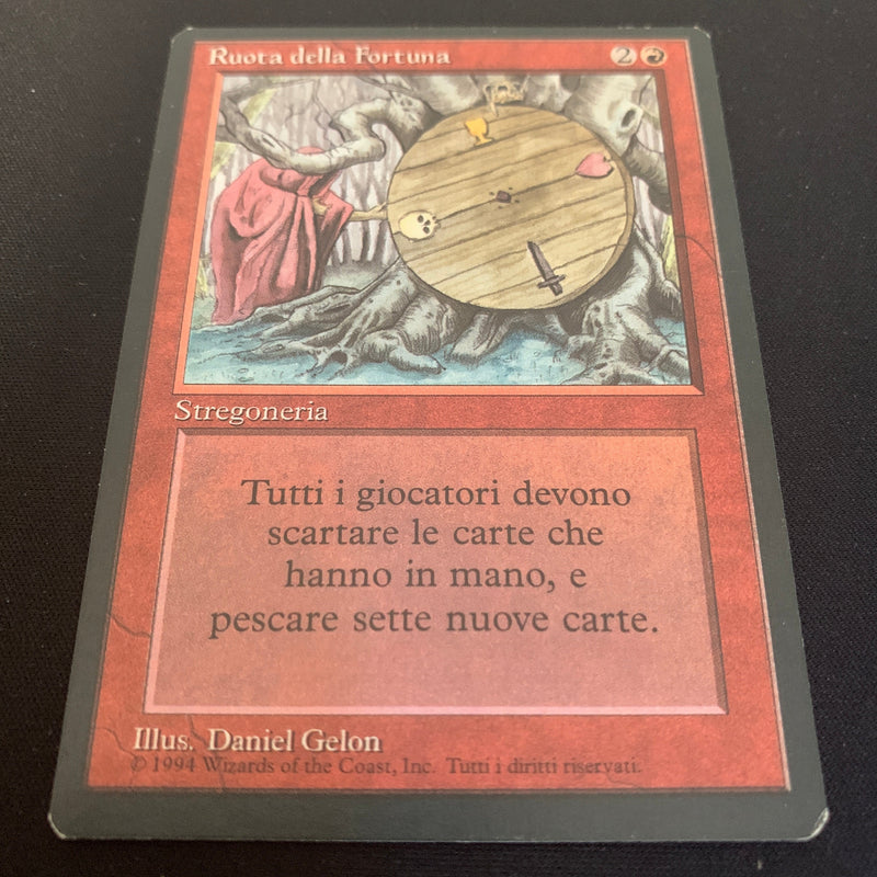 Magic the Gathering Wheel of Fortune - Foreign Black Bordered - Italian 