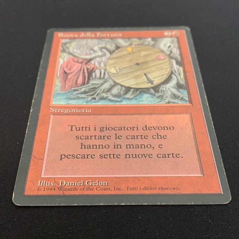 Magic the Gathering Wheel of Fortune - Foreign Black Bordered - Italian 