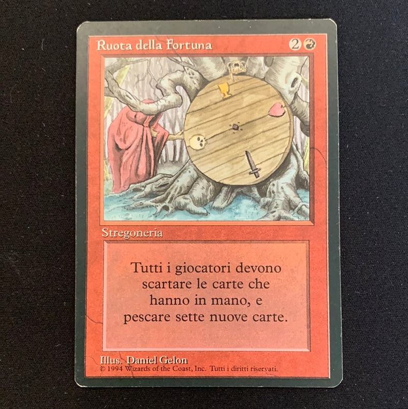 Magic the Gathering Wheel of Fortune - Foreign Black Bordered - Italian 