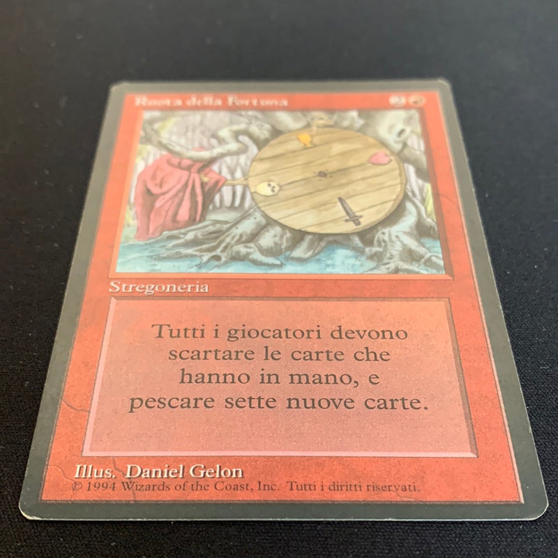 Magic the Gathering Wheel of Fortune - Foreign Black Bordered - Italian 