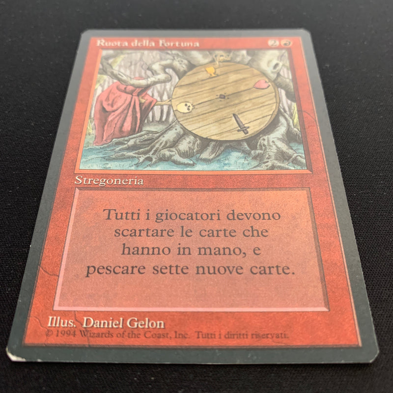 Magic the Gathering Wheel of Fortune - Foreign Black Bordered - Italian 