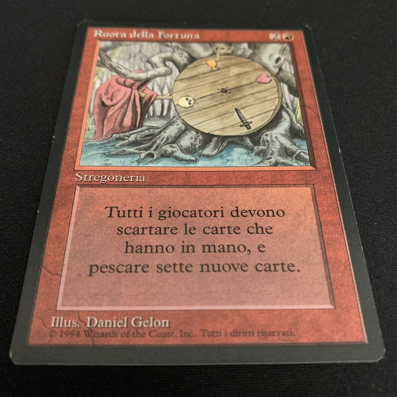 Magic the Gathering Wheel of Fortune - Foreign Black Bordered - Italian 