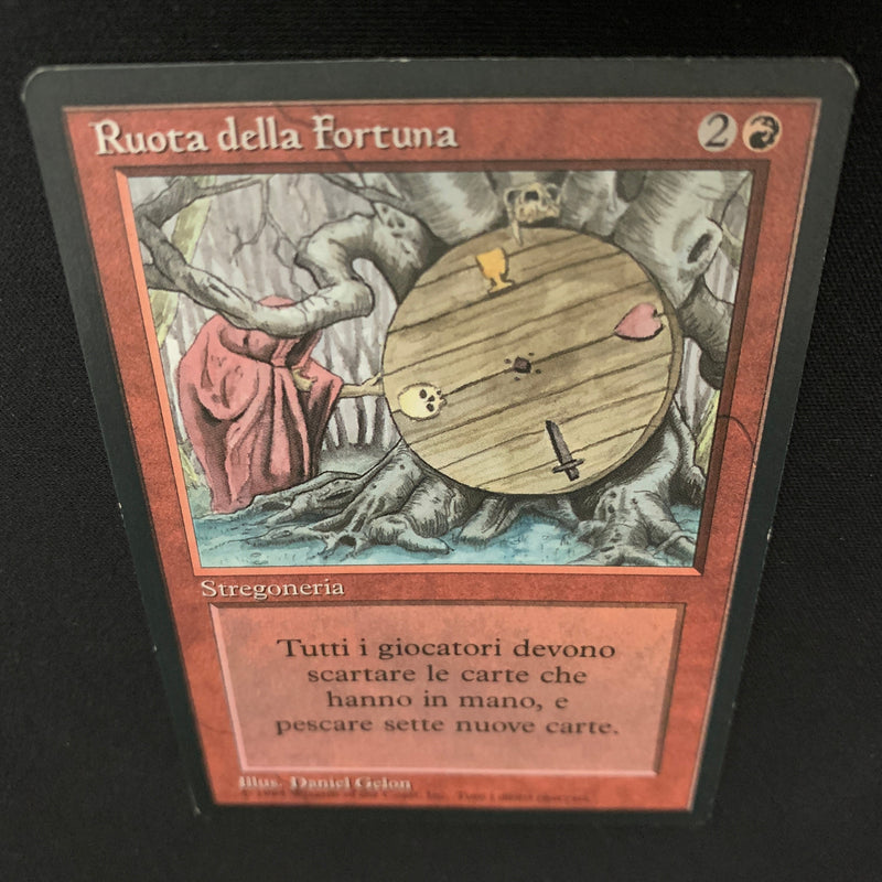 Magic the Gathering Wheel of Fortune - Foreign Black Bordered - Italian 