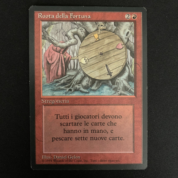 Magic the Gathering Wheel of Fortune - Foreign Black Bordered - Italian 