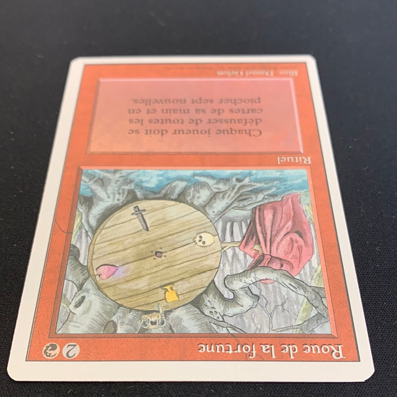 Magic the Gathering Wheel of Fortune - Foreign White Bordered - French 