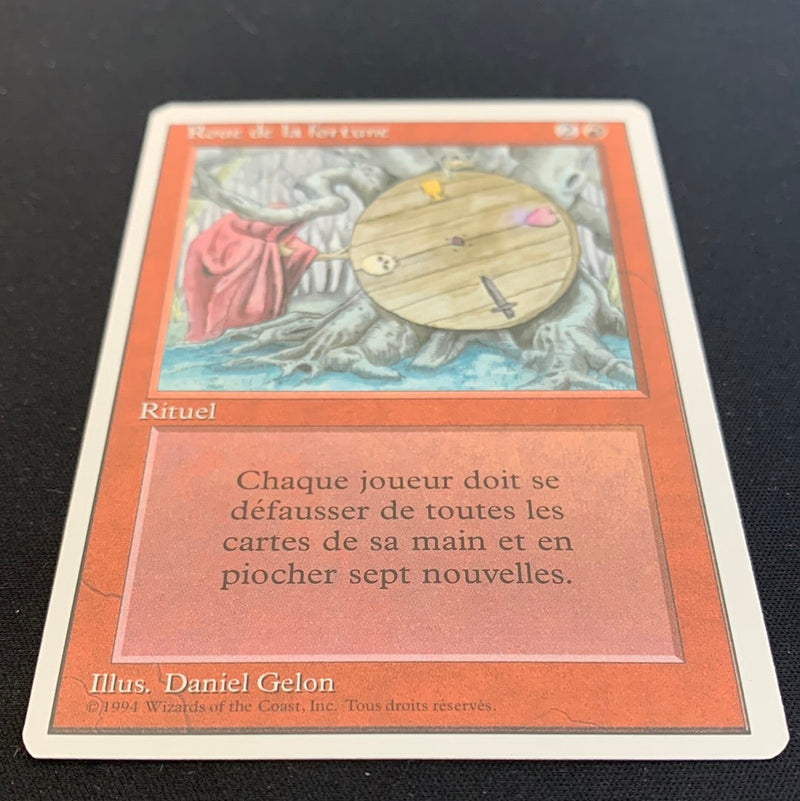 Magic the Gathering Wheel of Fortune - Foreign White Bordered - French 