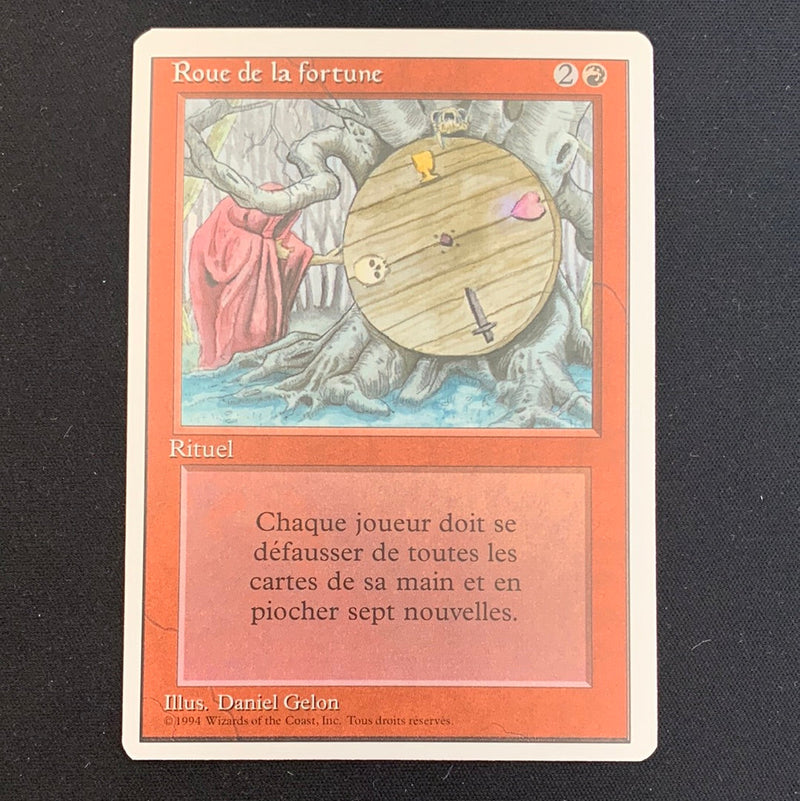 Magic the Gathering Wheel of Fortune - Foreign White Bordered - French 