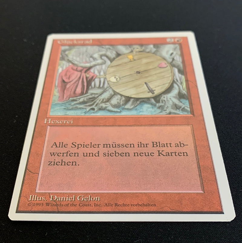 Magic the Gathering Wheel of Fortune - Foreign White Bordered - German 